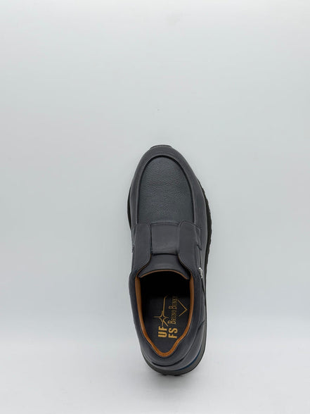 Pebbled Leather Slip-On Sneaker
