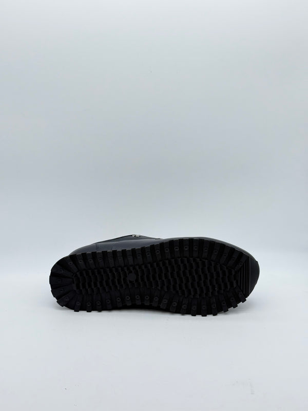 Pebbled Leather Slip-On Sneaker