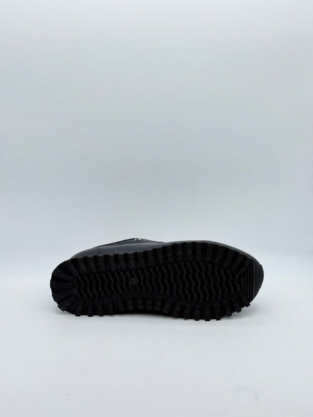 Pebbled Leather Slip-On Sneaker