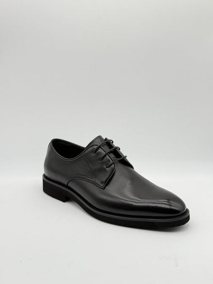 Pebbled & Smooth Leather Derby