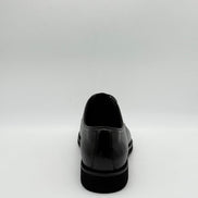Black Pebbled Leather Derby