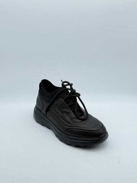 Quilted Leather Runner Sneaker