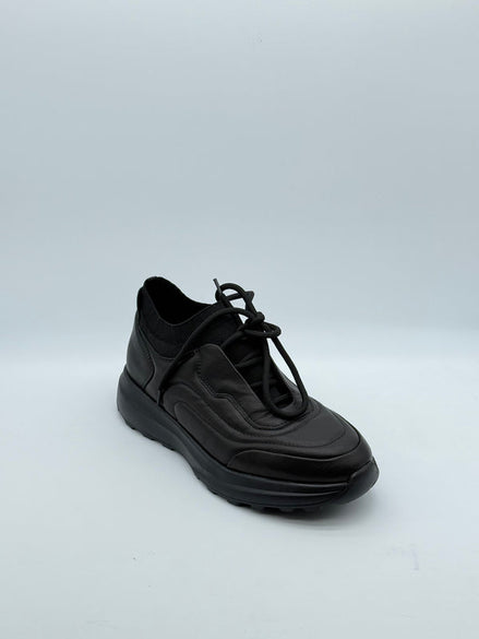 Quilted Leather Runner Sneaker