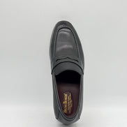 Smooth Leather Slim-Heel Penny Loafer