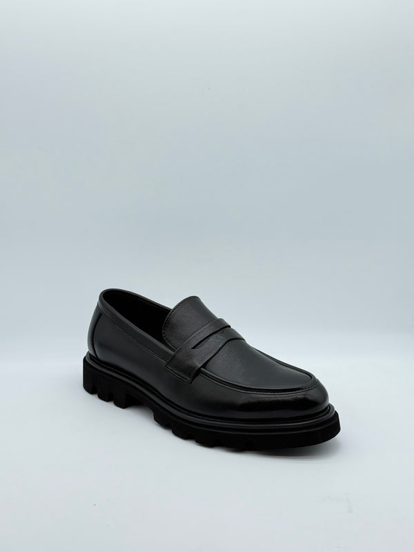 Smooth Cowskin Leather Penny Loafer