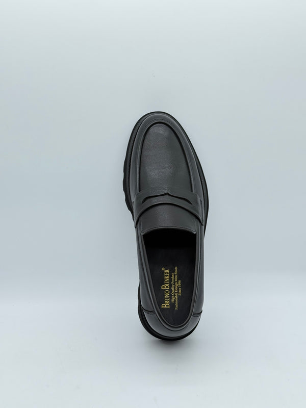 Smooth Cowskin Leather Penny Loafer