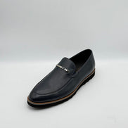 Smooth Leather Bar Loafer