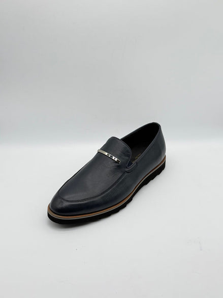 Smooth Leather Bar Loafer