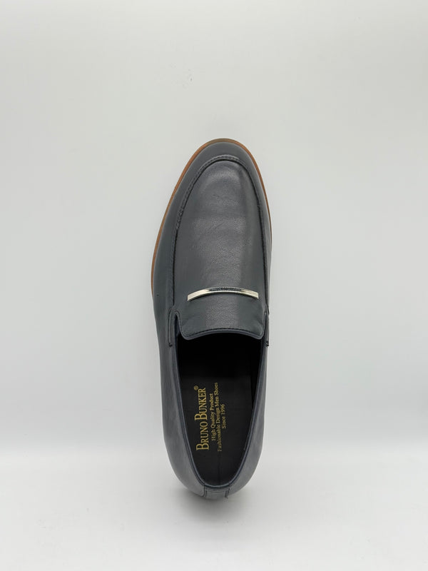 Smooth Leather Bar Loafer
