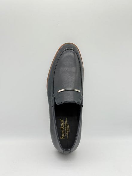Smooth Leather Bar Loafer