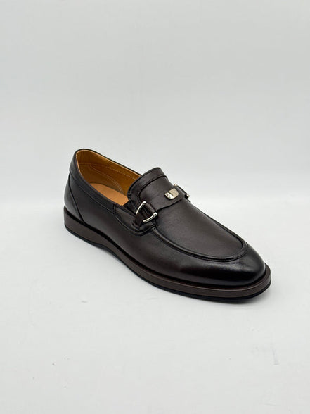 Smooth Leather Bit Loafer