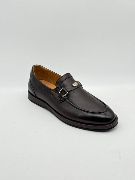 Smooth Leather Bit Loafer