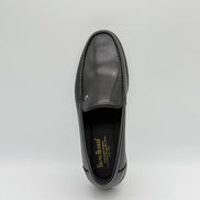 Smooth Leather Loafer with Globe Pin