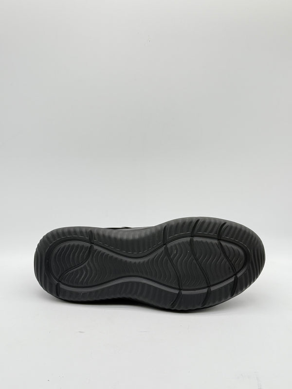 Smooth Leather Moc-Toe Casual Lace-Up