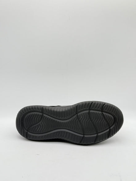 Smooth Leather Moc-Toe Casual Lace-Up
