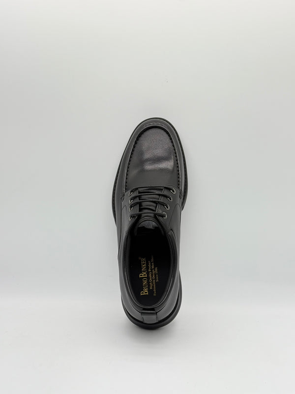 Smooth Leather Moc-Toe Derby