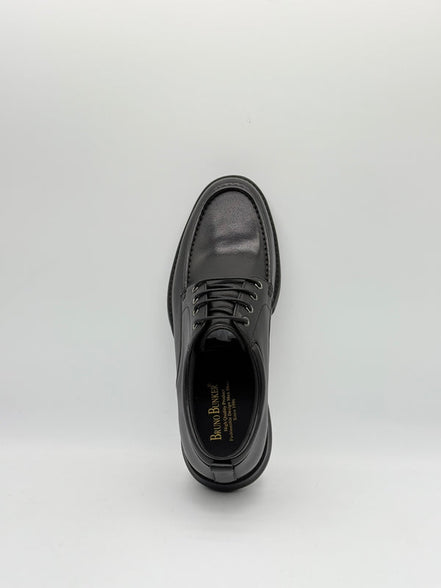 Smooth Leather Moc-Toe Derby