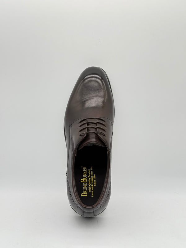 Smooth Leather Plain-Toe Derby