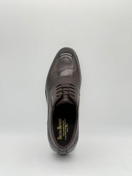 Smooth Leather Plain-Toe Derby