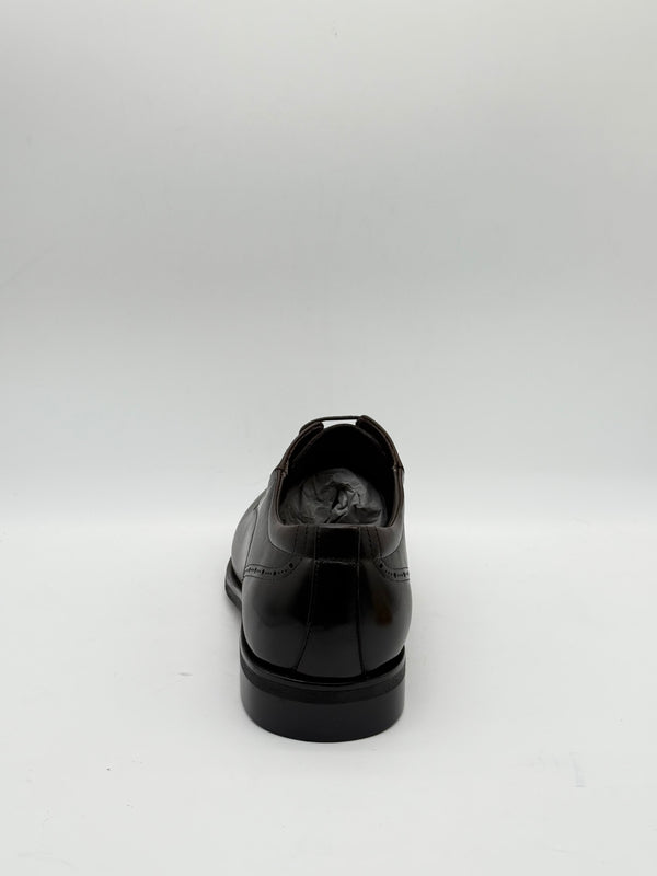 Smooth Leather Plain-Toe Derby