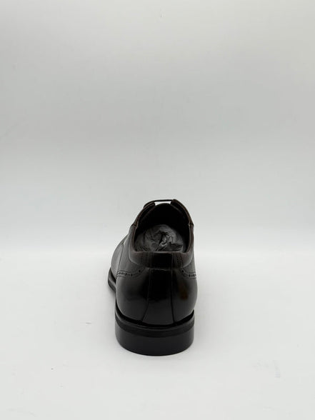 Smooth Leather Plain-Toe Derby