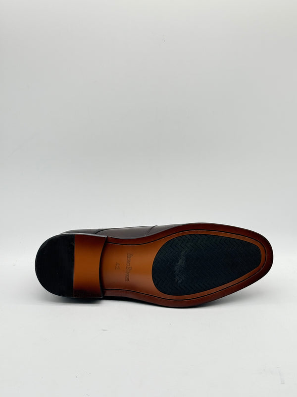 Smooth Leather Plain-Toe Derby