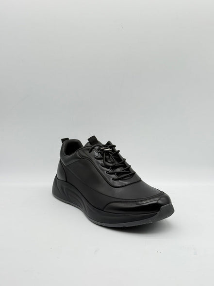 Smooth Leather Runner Sneaker