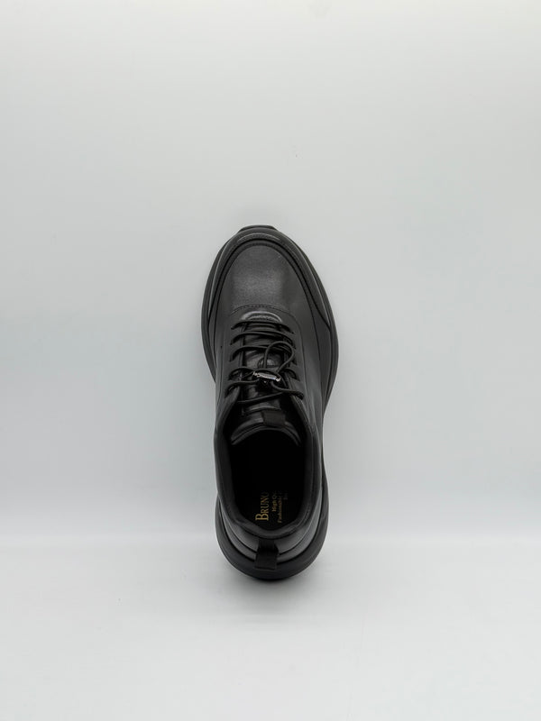Smooth Leather Runner Sneaker