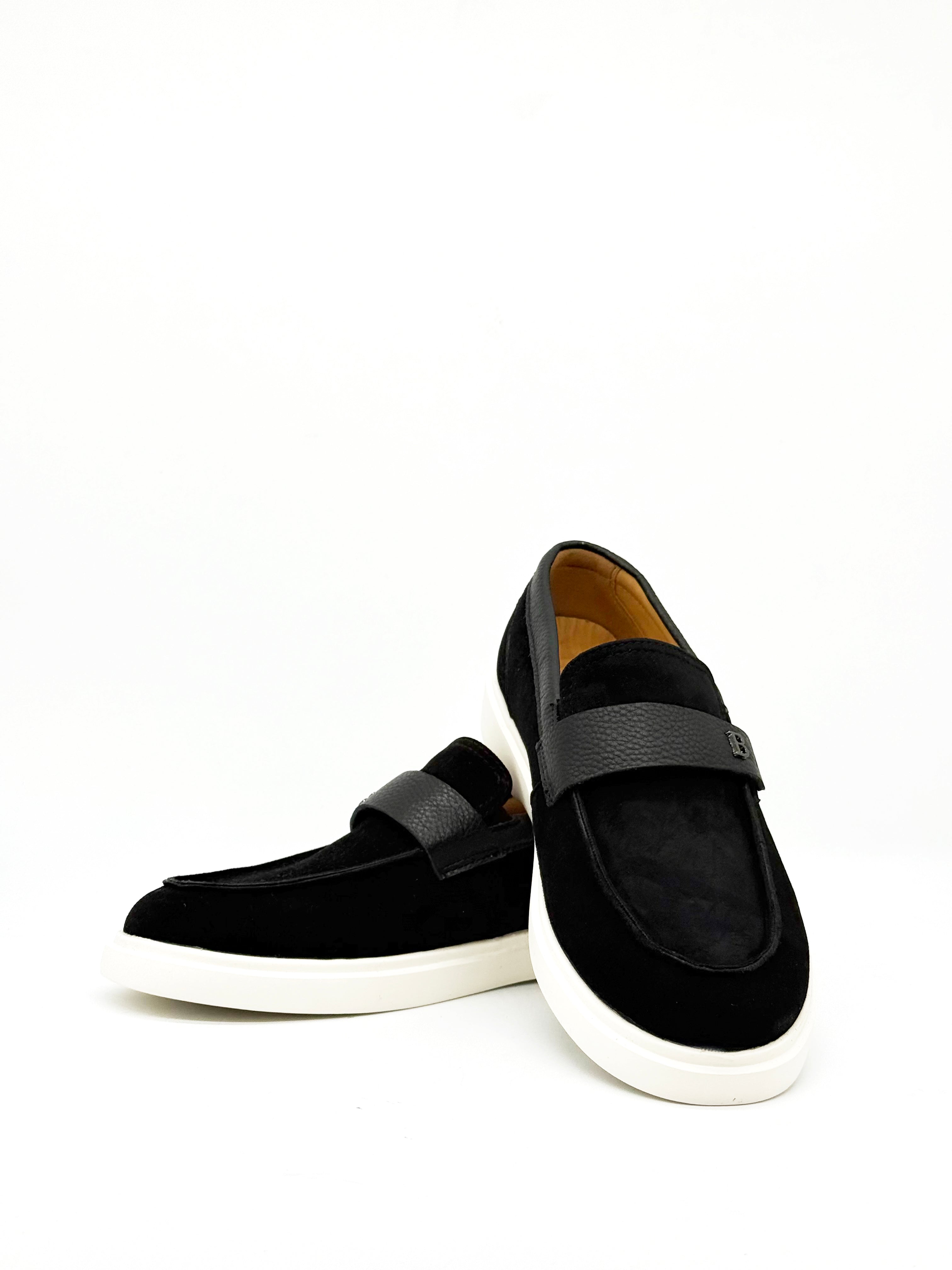 Suede BB Strap Loafer
