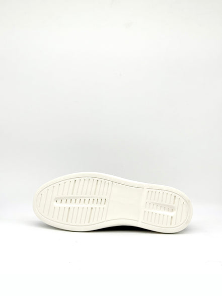 Suede BB Strap Loafer - Black