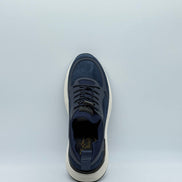 Suede & Knit Runner Sneaker