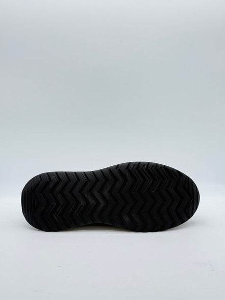 Suede & Knit Runner Sneaker