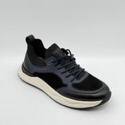 Suede & Leather Knit Collar Runner