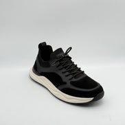 Suede & Leather Knit Collar Runner