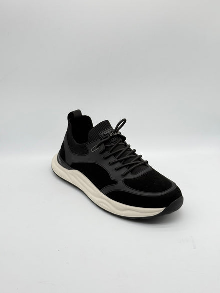 Suede & Leather Knit Collar Runner