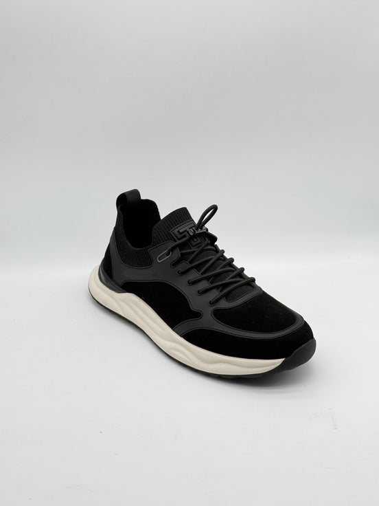 Suede & Leather Knit Collar Runner