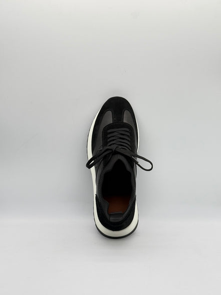 Suede & Leather Sock-Collar Runner