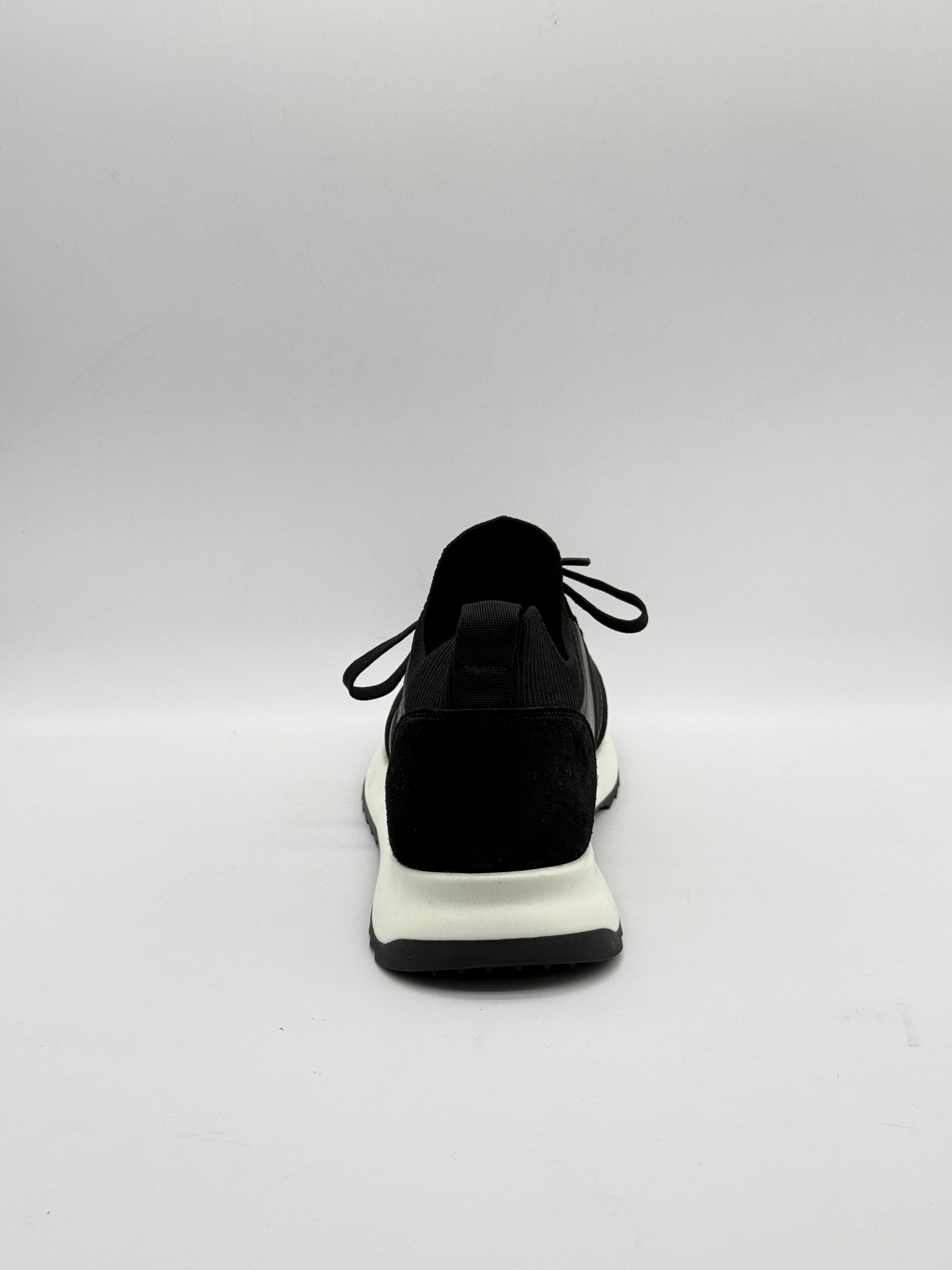 Suede & Leather Sock-Collar Runner