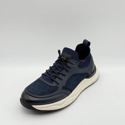 Suede & Leather Knit Collar Runner