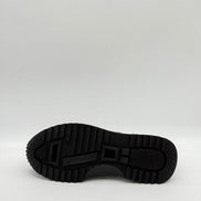 Suede & Leather Mixed Panel Trainer