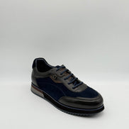 Suede & Leather Panelled Runner