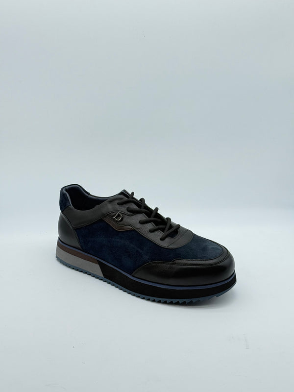 Suede & Leather Panelled Sneaker