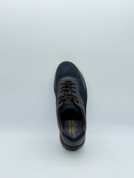 Suede & Leather Panelled Sneaker
