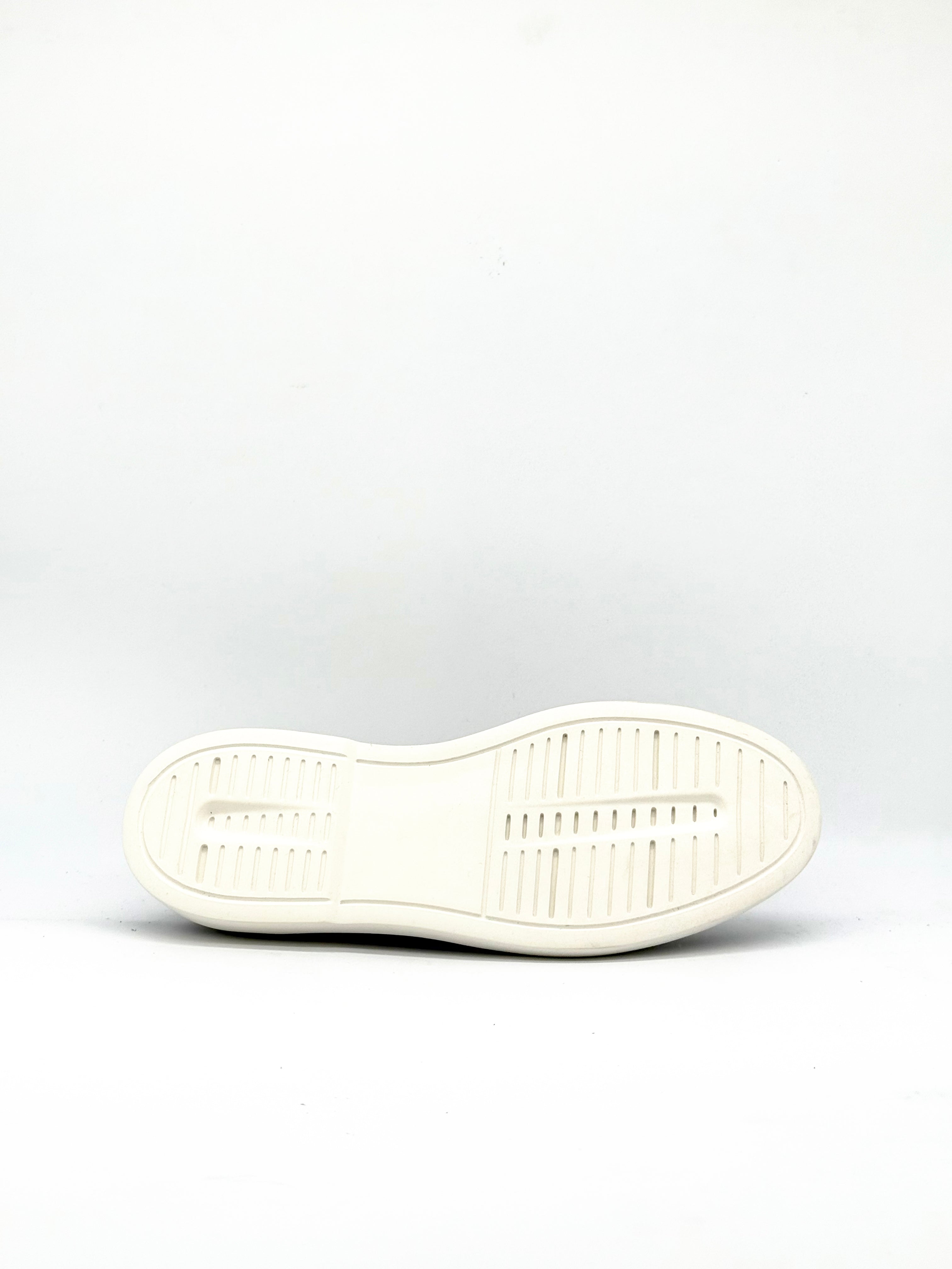 Suede Stripe Band Loafer - Navy