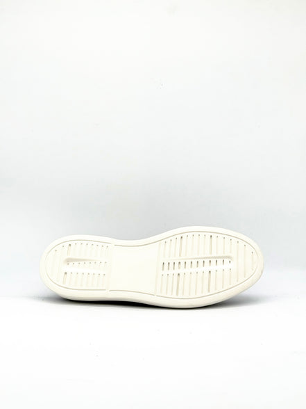 Suede Stripe Band Loafer - Navy