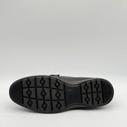 Textured Leather Bar Loafer