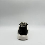 Two-Tone Leather Court Sneaker