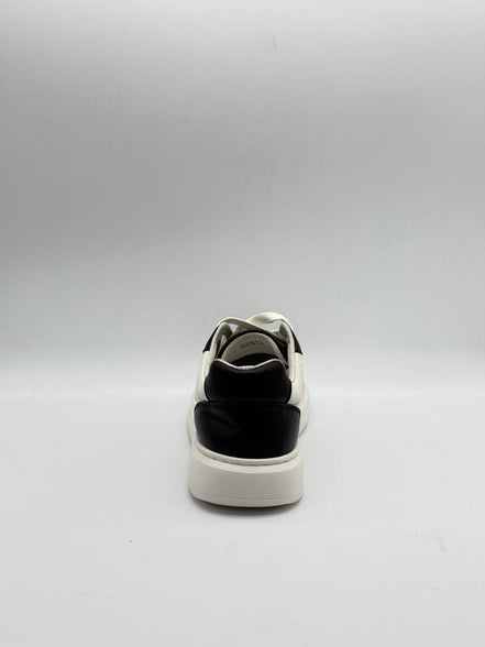Two-Tone Leather Court Sneaker