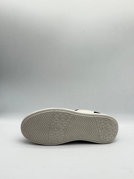 Two-Tone Leather Court Sneaker