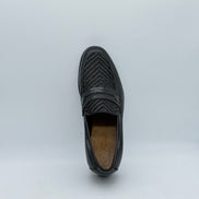 Woven Leather Penny Loafer